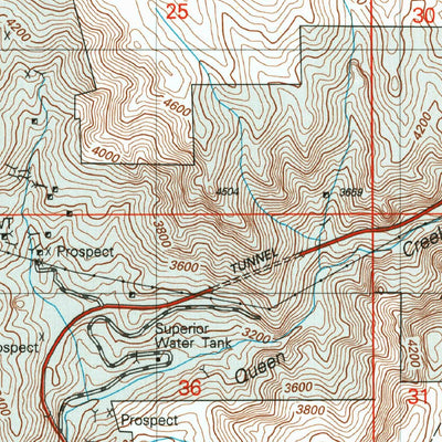 United States Geological Survey Superior, AZ (2004, 24000-Scale) digital map