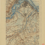 United States Geological Survey Superior, MN-WI (1917, 62500-Scale) digital map