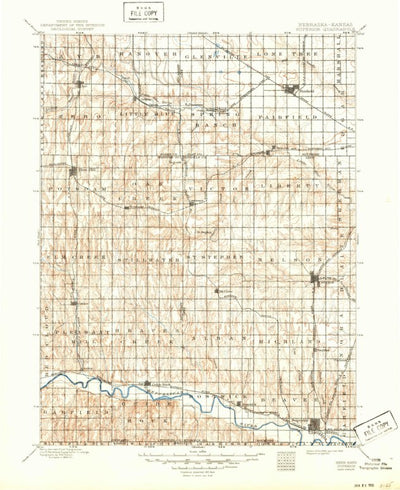United States Geological Survey Superior, NE-KS (1898, 125000-Scale) digital map