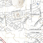 United States Geological Survey Superstition Mountains SW, AZ (2021, 24000-Scale) digital map