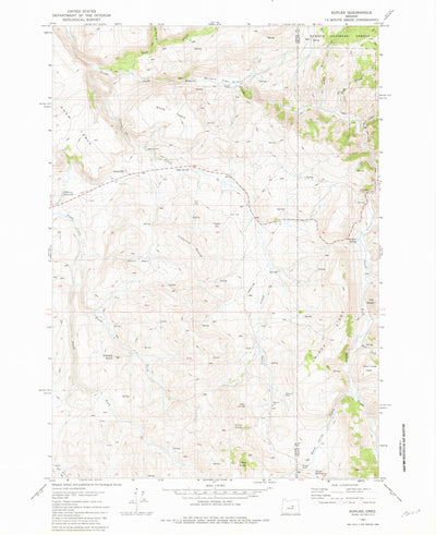 United States Geological Survey Suplee, OR (1981, 24000-Scale) digital map
