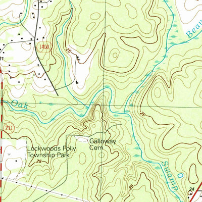 United States Geological Survey Supply, NC (1990, 24000-Scale) digital map