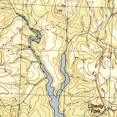 United States Geological Survey Supply, VA (1942, 31680-Scale) digital map