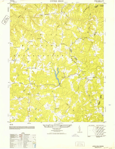 United States Geological Survey Supply, VA (1952, 24000-Scale) digital map