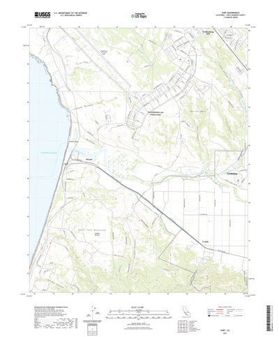United States Geological Survey Surf, CA (2021, 24000-Scale) digital map