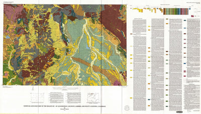 United States Geological Survey Surficial geologic map of the Walden 30' x 60' quadrangle, Jackson, Larimer, and Routt Counties digital map