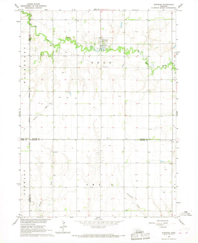 United States Geological Survey Surprise, NE (1966, 24000-Scale) digital map