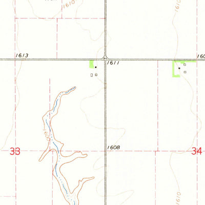 United States Geological Survey Surprise, NE (1966, 24000-Scale) digital map