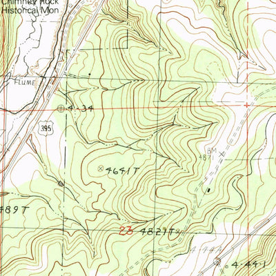 United States Geological Survey Surprise Station, CA (1990, 24000-Scale) digital map
