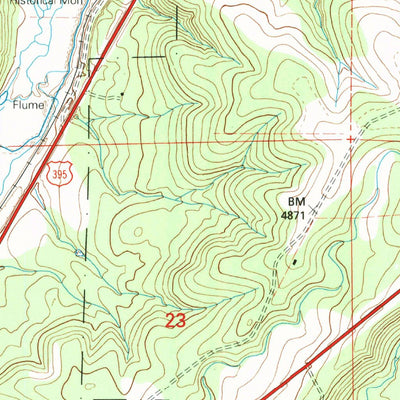 United States Geological Survey Surprise Station, CA (1993, 24000-Scale) digital map