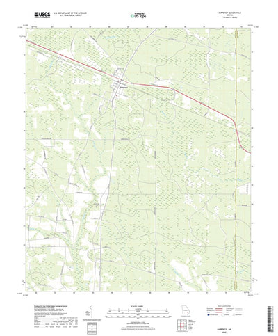 United States Geological Survey Surrency, GA (2020, 24000-Scale) digital map
