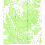 United States Geological Survey Surrender Canyon, NM-AZ (1971, 24000-Scale) digital map