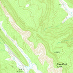 United States Geological Survey Surrender Canyon, NM-AZ (1971, 24000-Scale) digital map