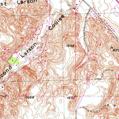 United States Geological Survey Surrey, ND (1948, 24000-Scale) digital map