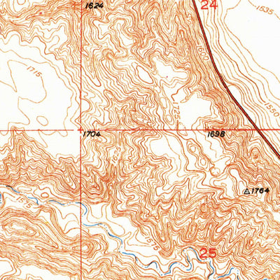 United States Geological Survey Surrey, ND (1971, 24000-Scale) digital map