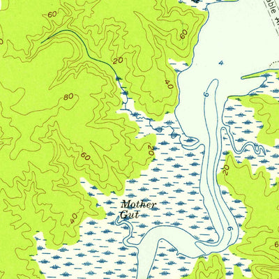 United States Geological Survey Surry, VA (1953, 24000-Scale) digital map