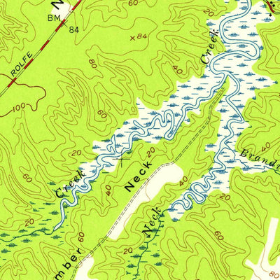 United States Geological Survey Surry, VA (1953, 24000-Scale) digital map