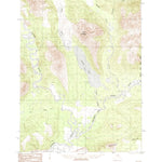 United States Geological Survey Survey Pass A-1, AK (1986, 63360-Scale) digital map