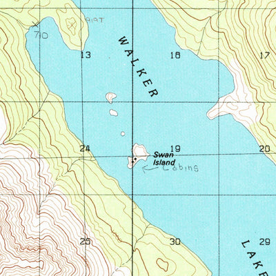 United States Geological Survey Survey Pass A-3, AK (1986, 63360-Scale) digital map