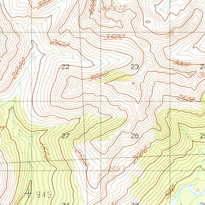 United States Geological Survey Survey Pass A-6, AK (1986, 63360-Scale) digital map