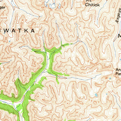 United States Geological Survey Survey Pass, AK (1966, 250000-Scale) digital map