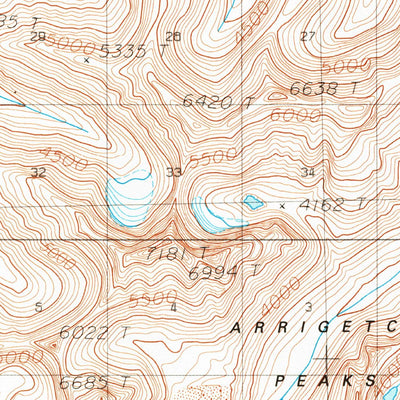 United States Geological Survey Survey Pass B-3, AK (1990, 63360-Scale) digital map