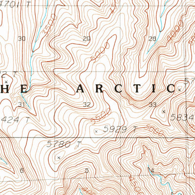 United States Geological Survey Survey Pass C-6, AK (1990, 63360-Scale) digital map