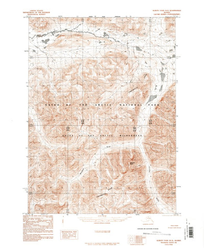 United States Geological Survey Survey Pass D-5, AK (1986, 63360-Scale) digital map