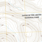 United States Geological Survey Survey Pass D-6 NE, AK (2016, 25000-Scale) digital map