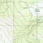 United States Geological Survey Surveyor Mountain, OR (1985, 24000-Scale) digital map