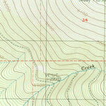 United States Geological Survey Surveyor Mountain, OR (1985, 24000-Scale) digital map