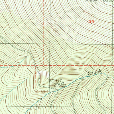 United States Geological Survey Surveyor Mountain, OR (1985, 24000-Scale) digital map