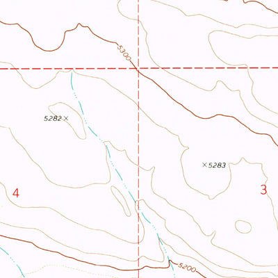 United States Geological Survey Surveyors Lake, OR (1971, 24000-Scale) digital map