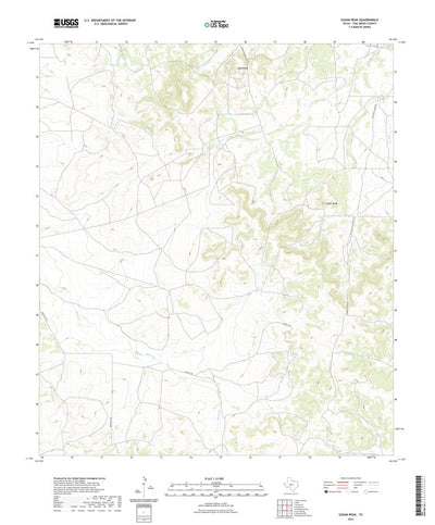 United States Geological Survey Susan Peak, TX (2022, 24000-Scale) digital map