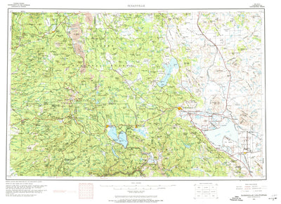 United States Geological Survey Susanville, CA (1962, 250000-Scale) digital map
