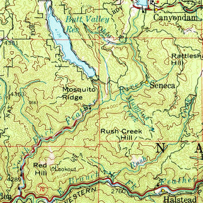 United States Geological Survey Susanville, CA (1962, 250000-Scale) digital map