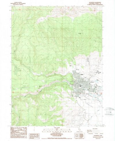United States Geological Survey Susanville, CA (1988, 24000-Scale) digital map