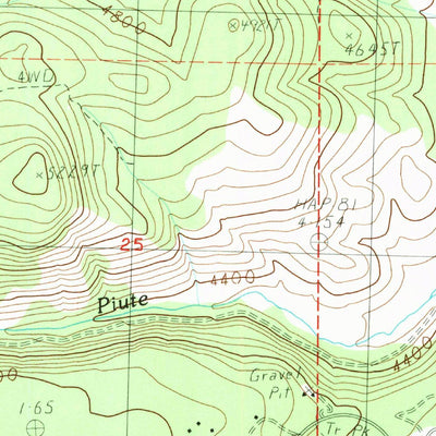 United States Geological Survey Susanville, CA (1988, 24000-Scale) digital map