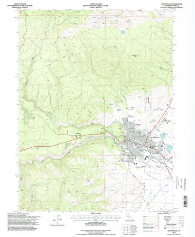 United States Geological Survey Susanville, CA (1995, 24000-Scale) digital map