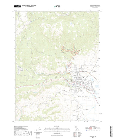 United States Geological Survey Susanville, CA (2021, 24000-Scale) digital map