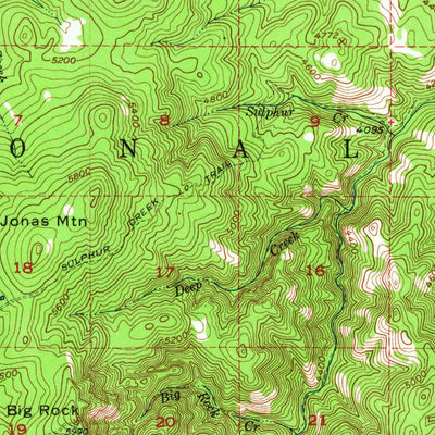 United States Geological Survey Susanville, OR (1949, 62500-Scale) digital map
