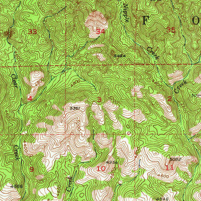 United States Geological Survey Susanville, OR (1949, 62500-Scale) digital map