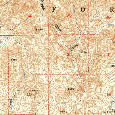 United States Geological Survey Susanville, OR (1951, 62500-Scale) digital map
