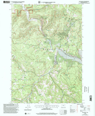 United States Geological Survey Susanville, OR (1999, 24000-Scale) digital map