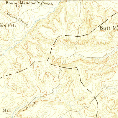 United States Geological Survey Susanville W, CA (1892, 250000-Scale) digital map