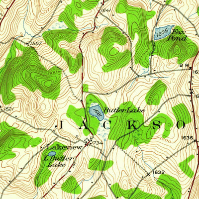 United States Geological Survey Susquehanna, PA-NY (1932, 62500-Scale) digital map