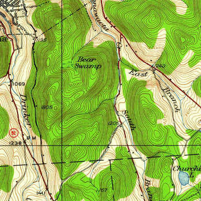 United States Geological Survey Susquehanna, PA-NY (1932, 62500-Scale) digital map