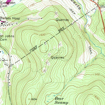 United States Geological Survey Susquehanna, PA-NY (1968, 24000-Scale) digital map