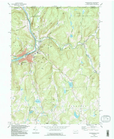 United States Geological Survey Susquehanna, PA-NY (1994, 24000-Scale) digital map