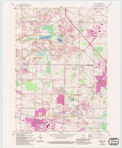United States Geological Survey Sussex, WI (1959, 24000-Scale) digital map